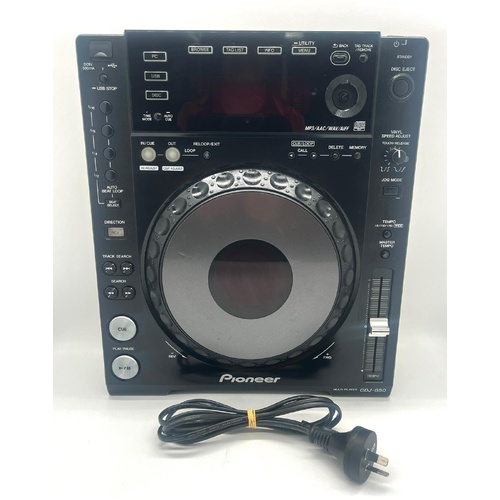 Pioneer CDJ-850-K Professional DJ Multi Player Turntable with USB and Disc Drive