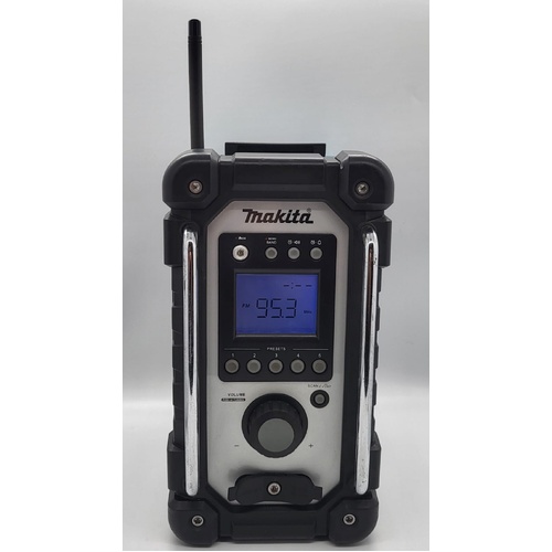 Makita DMR102 AM/FM Corded Cordless Jobsite Radio Blue Skin Only