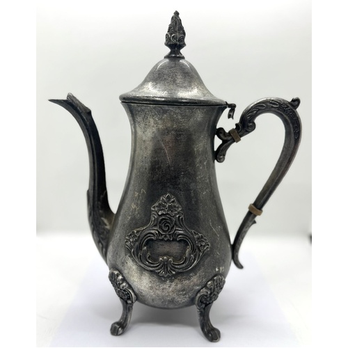 Vintage Ornate Silver Plated Teapot