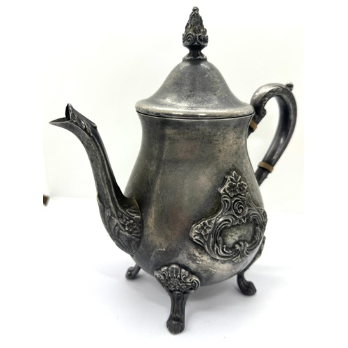 Vintage Ornate Silver Plated Teapot