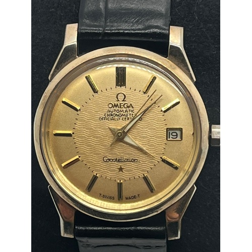 Vintage Omega Constellation 165.010 Automatic Chronometer Date Watch