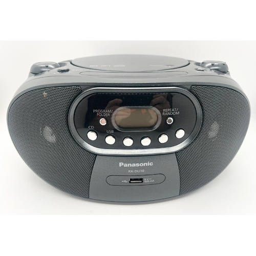 Panasonic RX-DU10 Portable AM/FM Radio with CD Player USB Playback 50W