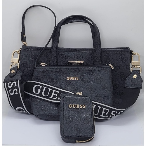 Guess Latona Mini Tote Bag with Mini Bag and Pouch