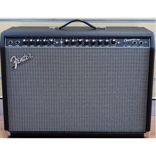 Fender Champion 100 100W 2 x 12 Inch Guitar Amplifier with Footswitch