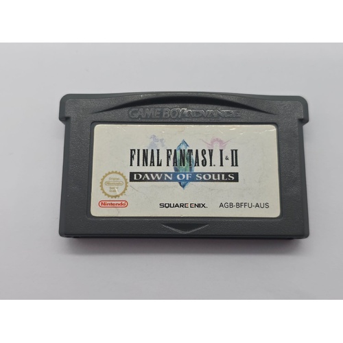 Final Fantasy I and II Dawn of Souls Video Game Cartridge Game Boy Advance