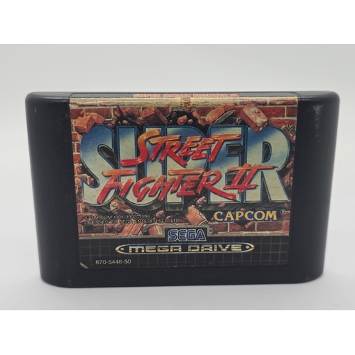 Super Street Fighter II Sega Mega Drive 16 Bit Video Game Cartridge