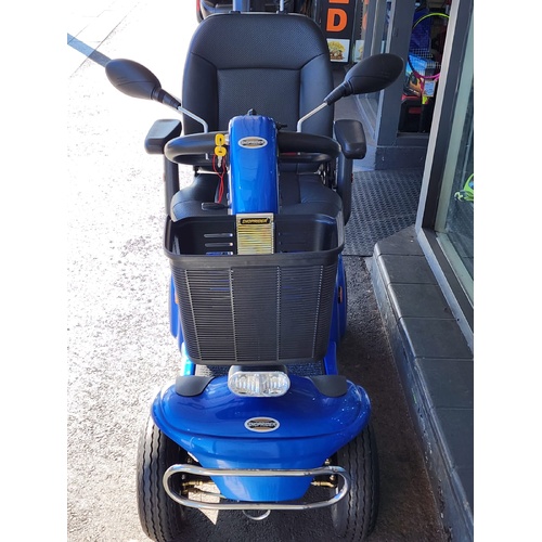 Shoprider Allrounder Mobility Scooter Blue 40km Range 10kph Max Weight 159kg