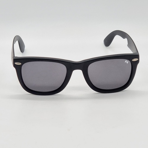 William Painter The Hook Sunglasses with Matte Black Frame and Lenses