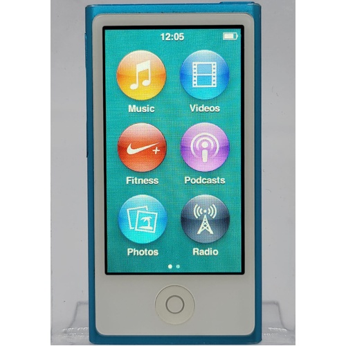 Apple iPod Nano 7th Generation 16GB Blue