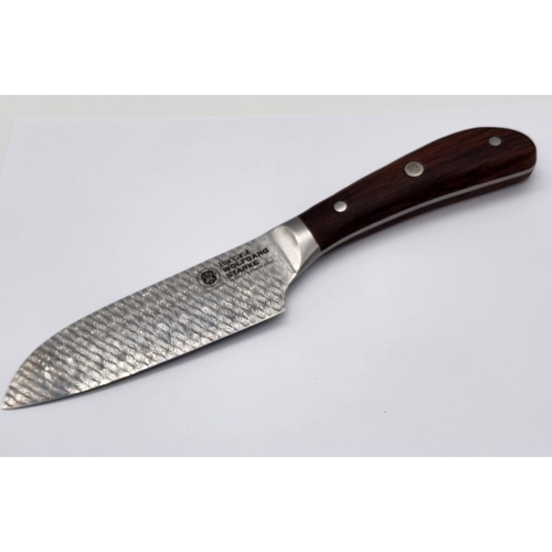 Baccarat Wolfgang Starke Oak Santoku Knife 14cm
