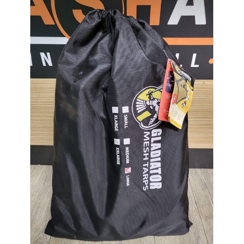 Gladiator Cargo Mesh Tarp LMI-300 Size Large 261 x 302xcm