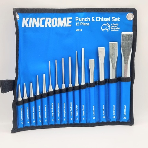 Kincrome Punch and Chisel Set 15 Piece K9510