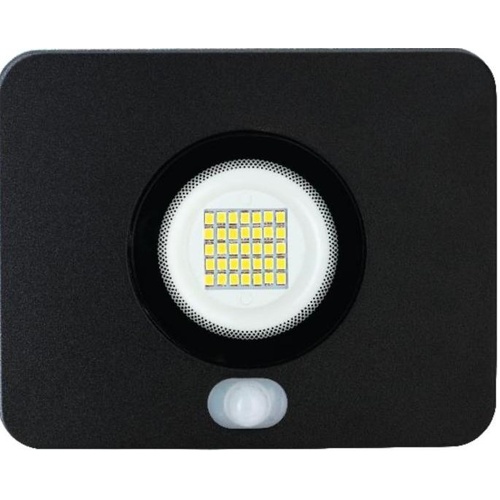 HPM LFS0530BL Leana Slimline LED Floodlight with Sensor Cool White 2000 Lumens
