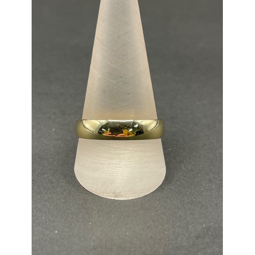 Unisex 9ct Yellow Gold Plain Band Ring