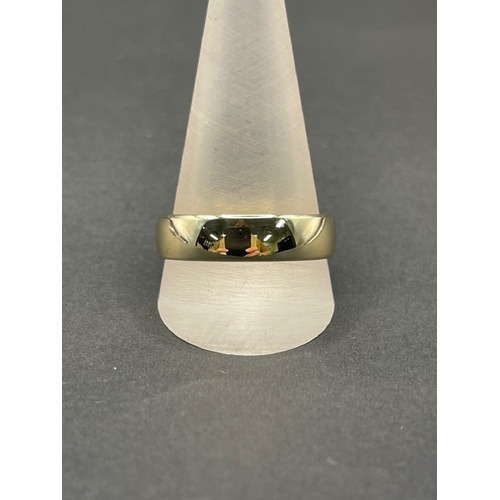 Unisex 9ct Yellow Gold Plain Band Ring