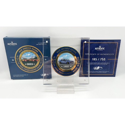 Dick Johnson Racing 1000 Championship Races Collector Medallion with COA