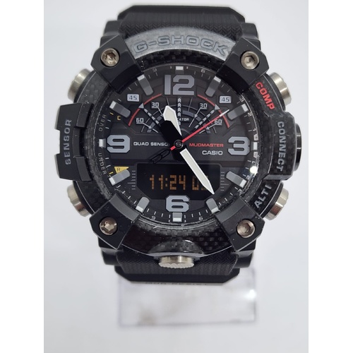 Casio G-Shock GG-B100 Carbon Mudmaster Mens Tough Outdoor Watch 200m WR