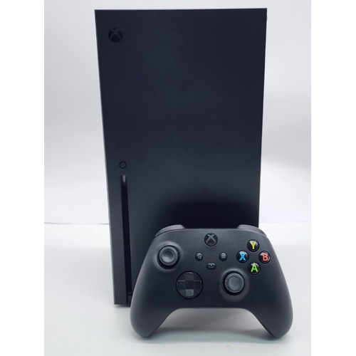 Microsoft Xbox Series X 1TB Console Matte Black 1882 with Controller and Leads