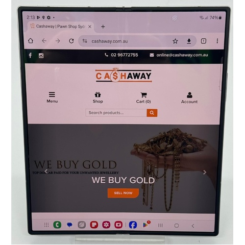 Samsung Galaxy Z Fold6 12GB RAM 512GB Storage Silver Shadow Unlocked Smartphone