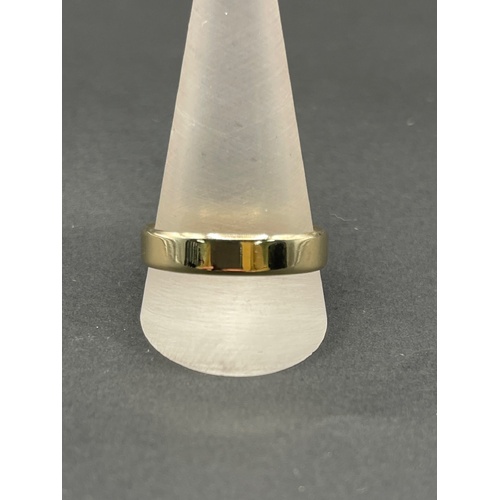 Unisex 10ct Yellow Gold Plain Band Ring