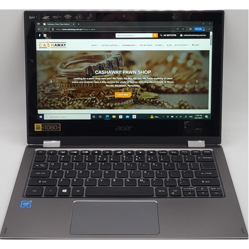 Acer Spin 1 Convertible Laptop 11.6 Inch Intel Celeron N3350 4GB RAM 64GB WIN 10