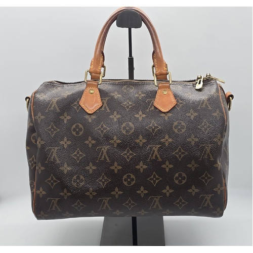 Louis Vuitton Speedy Bandoulière 30 Monogram Canvas Shoulder Bag