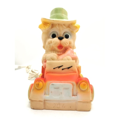 Netta Australia 1982 Bear in Car Night Light Lamp Vintage Rare