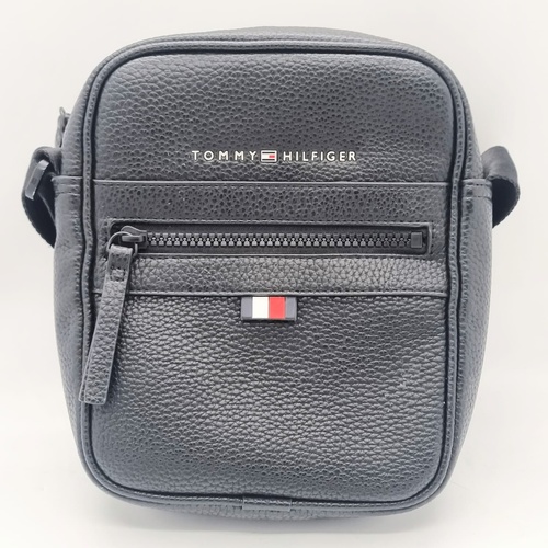 Tommy Hilfiger Sling Bag for Men Stylish Black Crossbody Shoulder Messenger Bag
