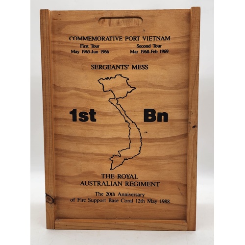 Commemorative Vietnam Sergeants Mess Port 1st Bn Royal Australian Regiment
