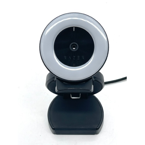 Razer Kiyo Webcam RZ19-0232 1080p 30FPS HD Camera with Ring Light for Streaming