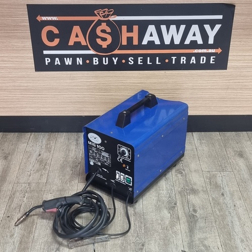 SCA MIG 100 Gasless MIG Welder with 5 Extra Tips Portable Welding Machine