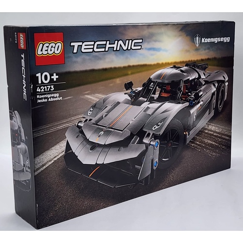 LEGO Technic Koenigsegg Jesko Absolut 42173 Grey Hypercar Set Ages 10+