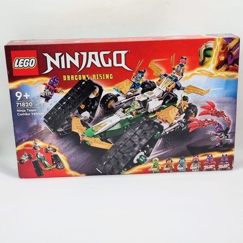 LEGO Ninjago Dragon Rising Ninja Team Combo Vehicle Set 71820 Ages 9+