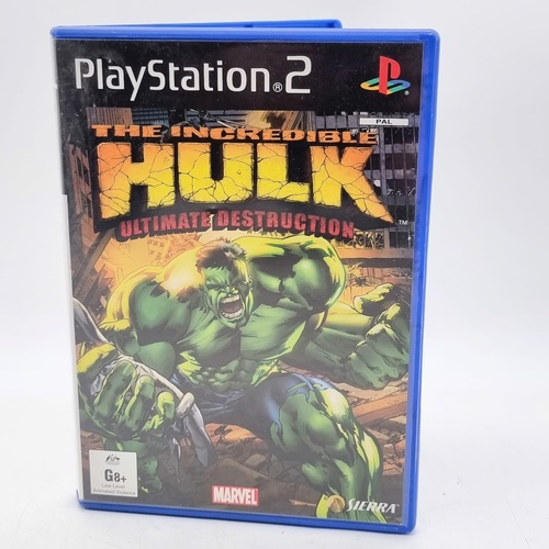 The Incredible Hulk Ultimate Destruction PS2 Game Action Adventure
