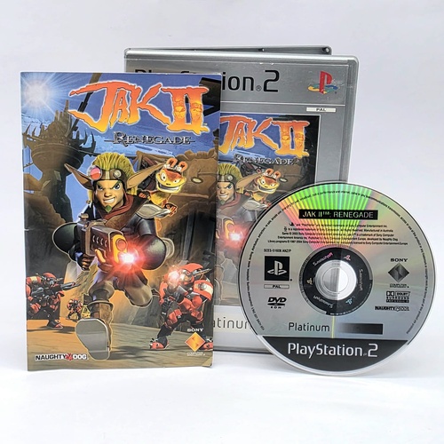 Jak II Renegade Platinum PS2 PlayStation 2 Game PAL