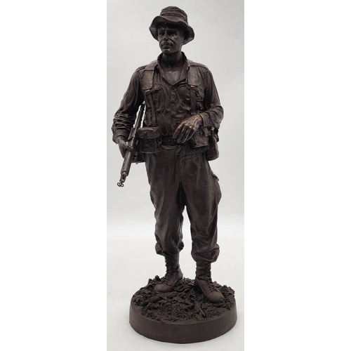 Naked Army 1ATF Infantryman Bronze Figurine 1965-66 Limited Edition 130/2000
