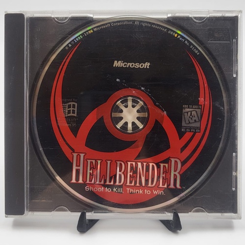Microsoft HellBender PC Game 1995-96 CD Jewel Case Classic Sci-Fi Shooter