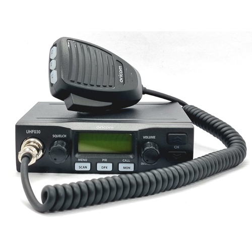 Oricom UHF030 5W Compact UHF CB Radio 80 Channels Car 4WD Truck AU