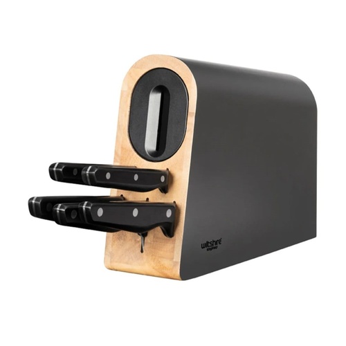 Wiltshire Staysharp Triple Rivet Knife Block Set 6 Piece with Sharpener