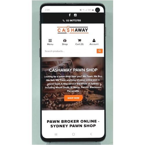 Samsung Galaxy S10 128GB Prism Black SM-G973F Unlocked 6.1 Inch Smartphone