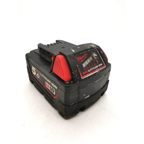 Milwaukee M18 18V RedLithium-Ion 5.0Ah Extended Capacity Battery Pack M18B5