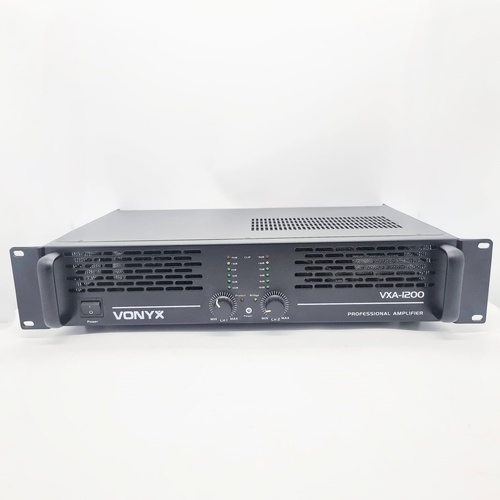 Vonyx VXA-1200 1200W Professional PA Amplifier Stereo and Bridge Mode