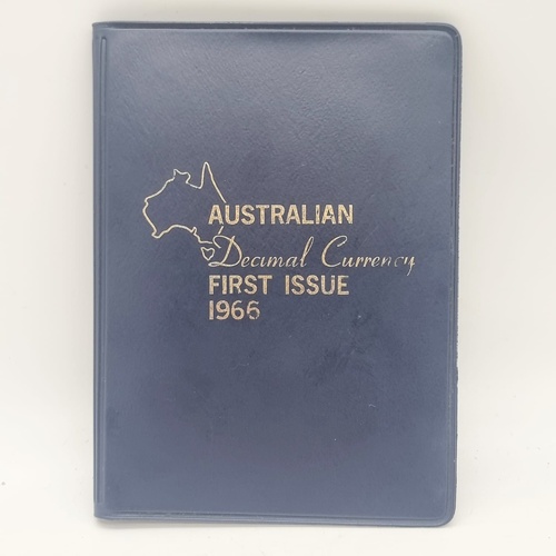 Australian Decimal Currency First Issue 1966 Coin Set Vintage Collectible