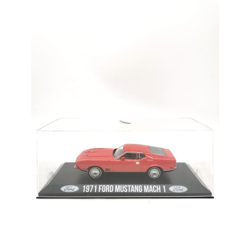 Ford Mustang Mach 1 Year 1971 Red 1:43 Greenlight Limited Edition Car