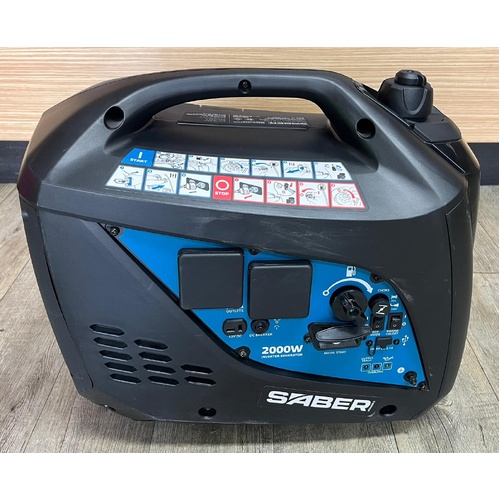 Saber SABSPG2000W 2000W 4-Stroke Petrol Inverter Generator Portable Power