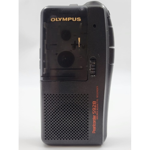 Olympus Pearlcorder S928 Microcassette Recorder Portable Voice Recorder