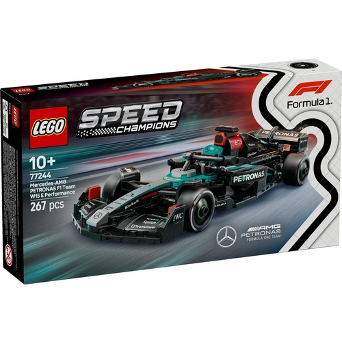 LEGO Speed Champions Mercedes-AMG F1 W15 Race Car 77244 267 pieces Ages 10+
