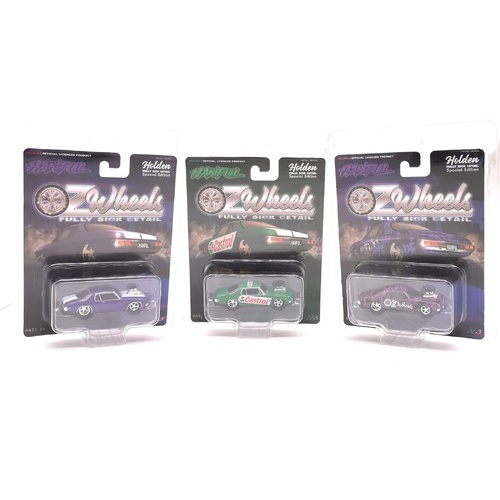 Oz Wheels Holden Monaro HQ GTS Set of 3 Cars 1:64 Fully Sick Detail