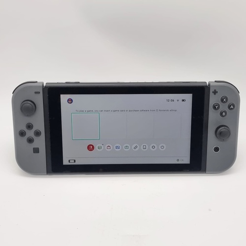 Nintendo Switch HAC-001 Grey Handheld Gaming Console with Joy-Con