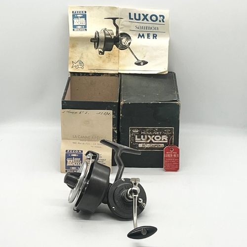 Vintage LUXOR Moulinet Mer & Saumon No.3 Spinning Reel Pezon & Michel 1959
